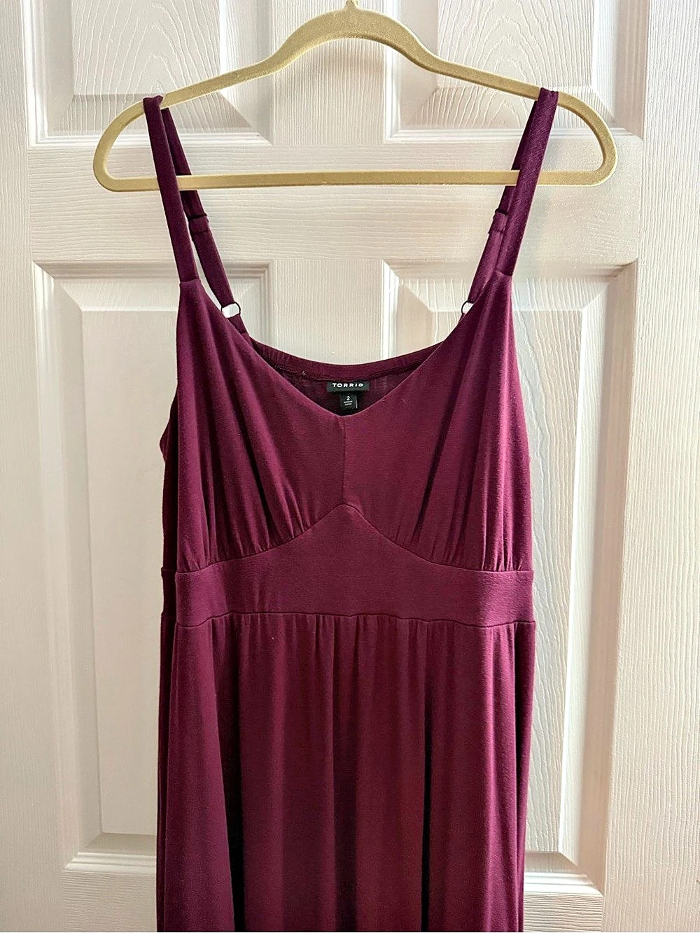 Torrid Maxi Dress in Purple Size 2 Like New